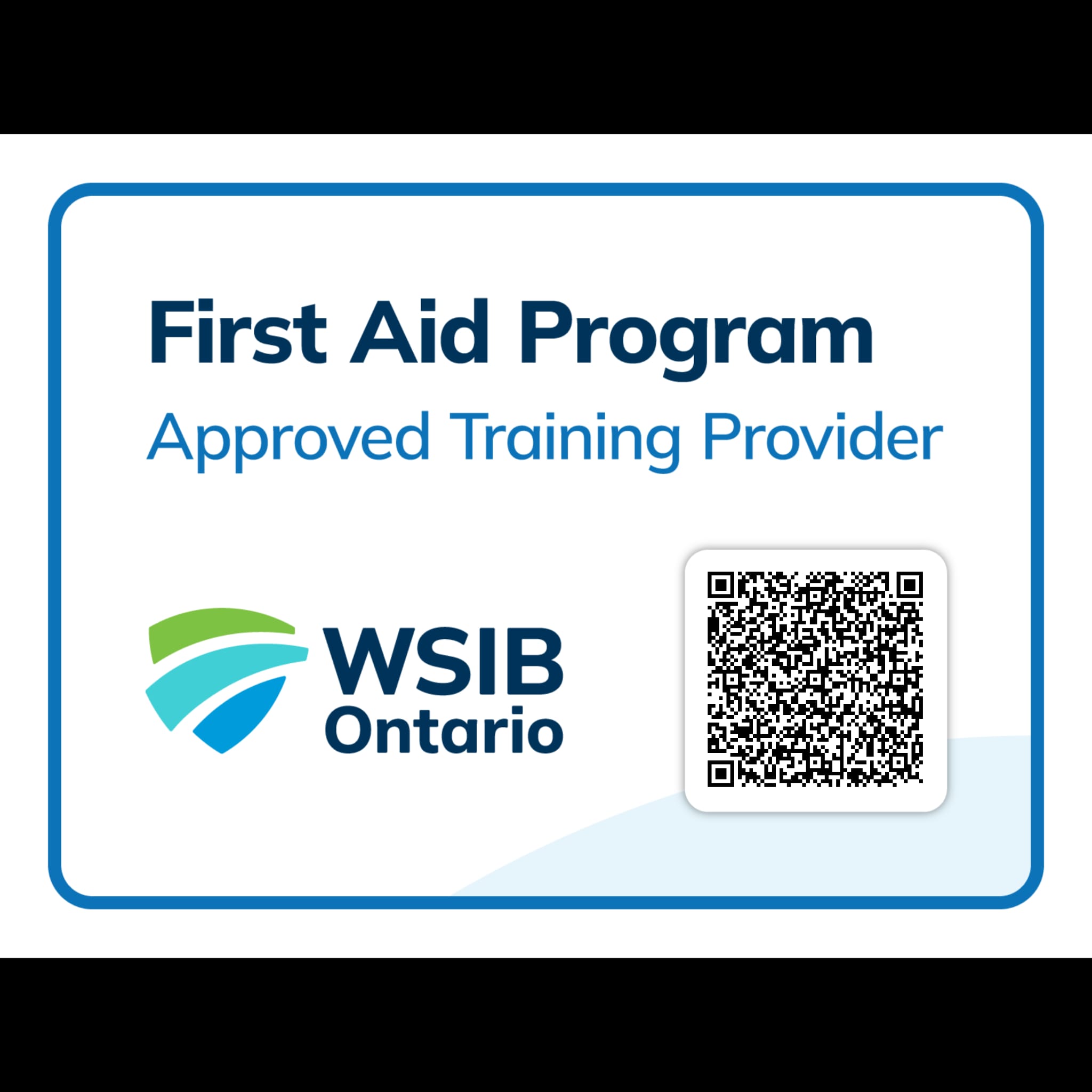WSIB First Aid Program — Approved Training Provider